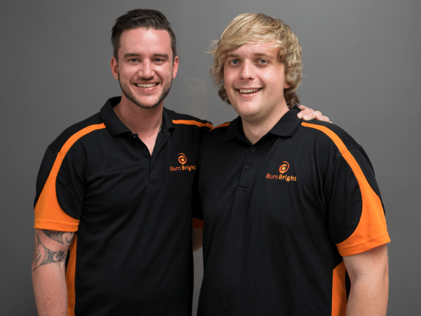 Layton and Andy - Co-Founders of Burn Bright